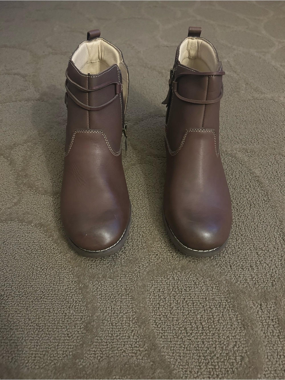 Spenco Size 8.5 Women’s Brown Leather Durango Ankle Boots